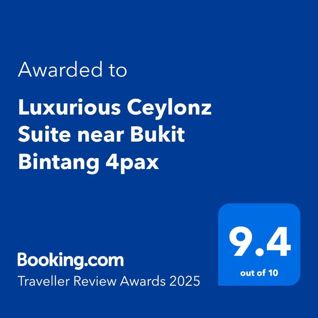 Luxurious Ceylonz Suite Near Bukit Bintang 4Pax Kuala Lumpur Exterior foto